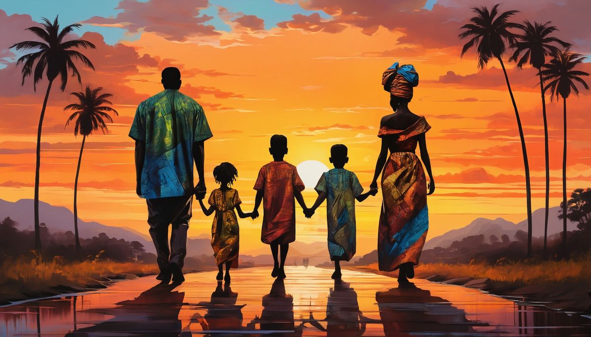 African jewelry shop
